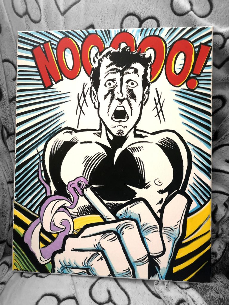 Joker Batman DC Comics Street Art Canvas Mickey Donald Popeye Olive Modesty Blaise She Ra Killer Blood Horror Freak original Artwork