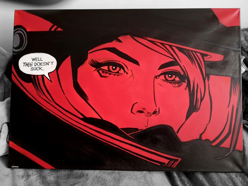 Joker Batman DC Comics Street Art Canvas Mickey Donald Popeye Olive Modesty Blaise She Ra Killer Blood Horror Freak original Artwork