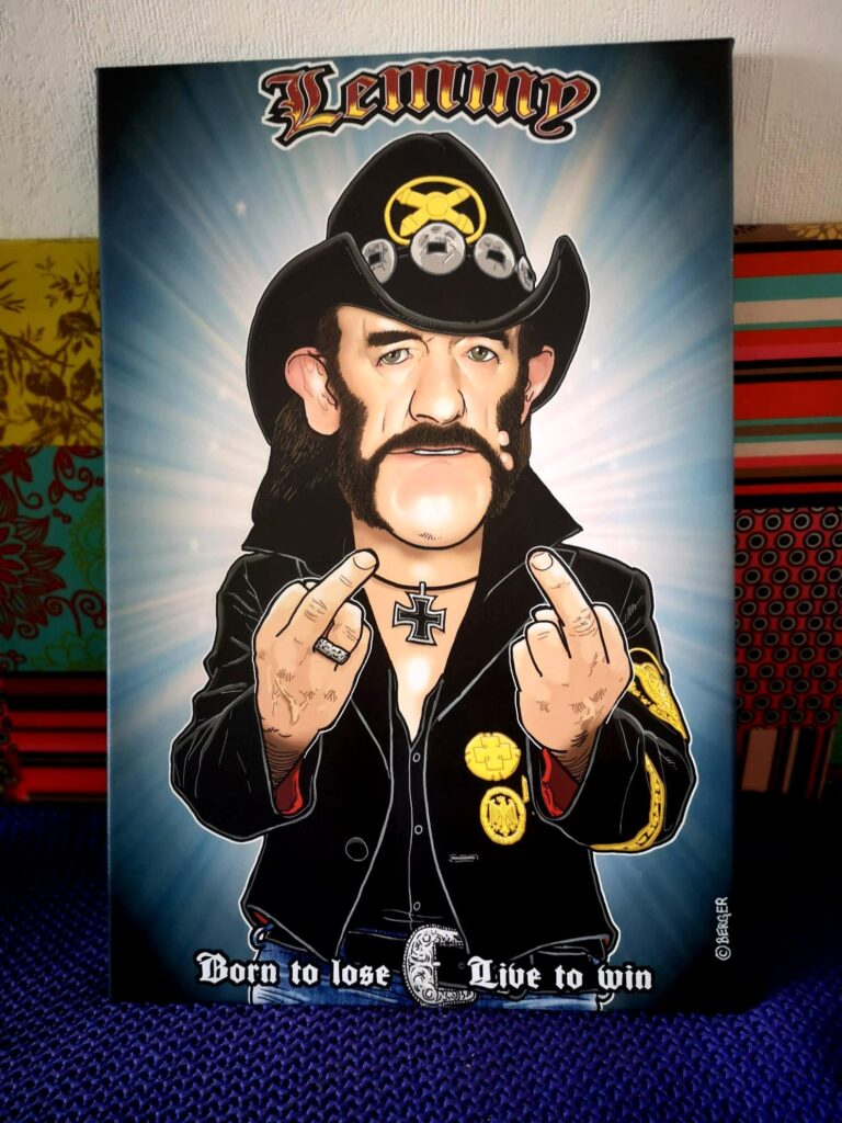 Lemmy Joker Batman DC Comics Street Art Canvas Mickey Donald Popeye Olive Modesty Blaise She Ra Killer Blood Horror Freak original Artwork