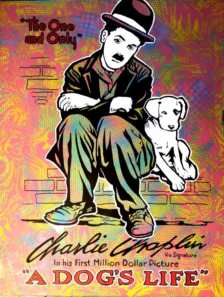 Charlie Chaplin Dog Movie Film Poster