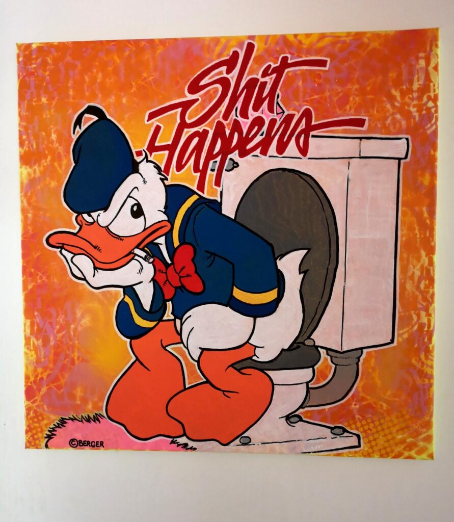 donald loo klo shit smoke cigarette