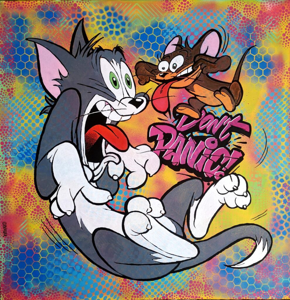 Tom Jerry Cartoon Panic oldschool