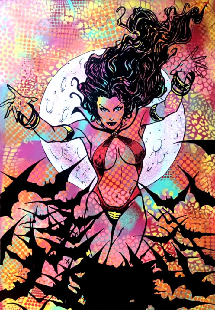 Vampirella Vampire Sexy Bats Fledermäuse Moon Vollmond